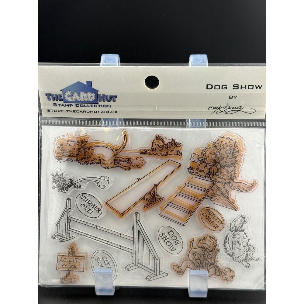The Card Hut Dog Show Clear Stamp Set Mark Barosley Agility Course Photopolymer